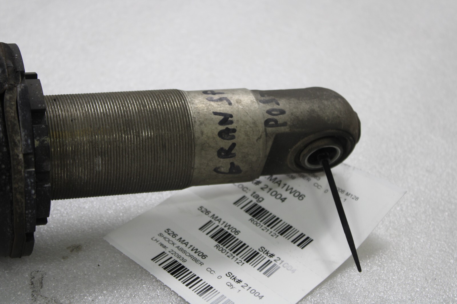 Maserati M128 Coupe, LH, Left, Rear Shock Absorber, Used, P/N 220939