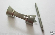 Watch Band Bracelet Curved End Piece With Spring Bar