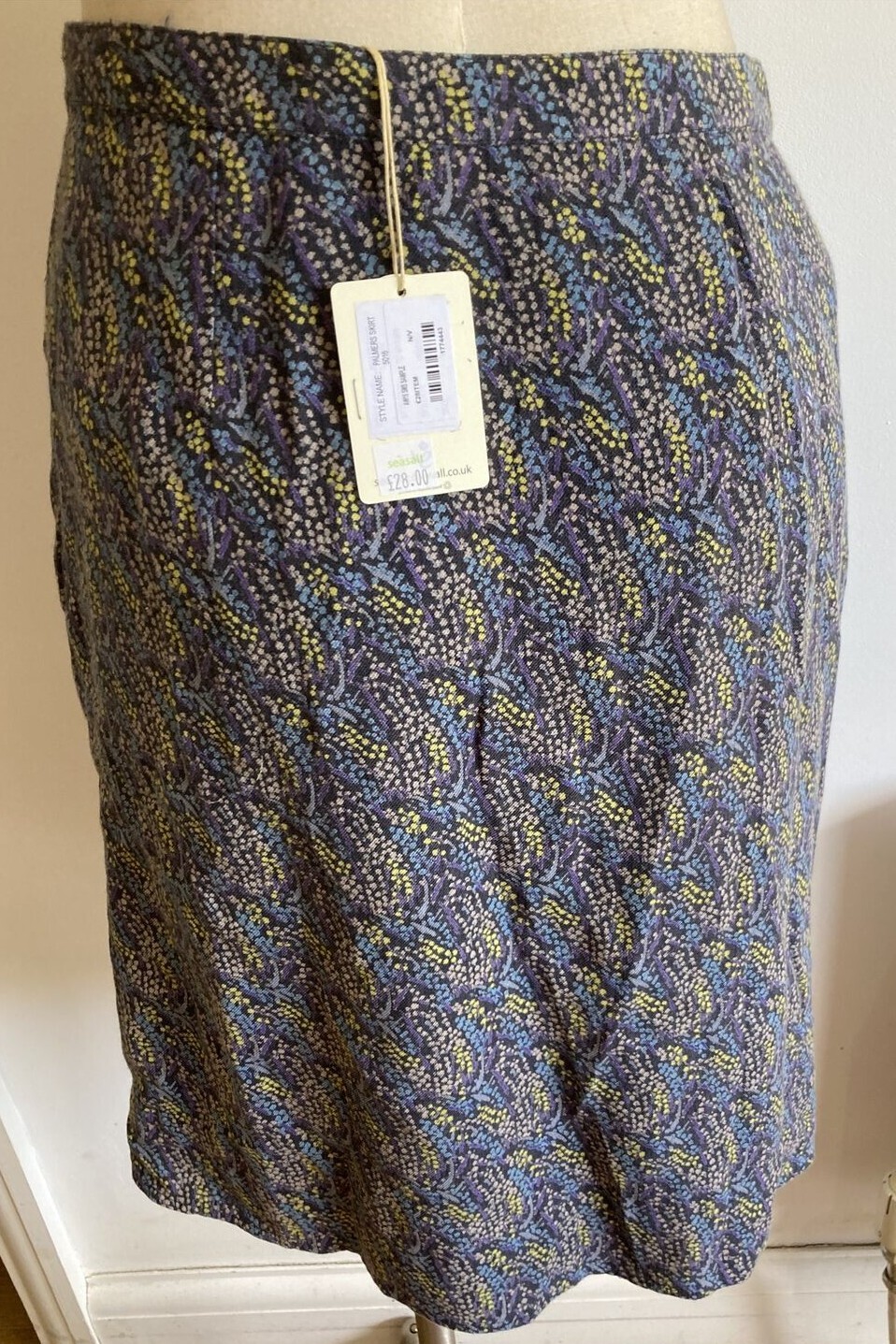 Seasalt Sophie Chadwick Unique Print "Palmers" Skirt Size 10 UK, BNWT 4
