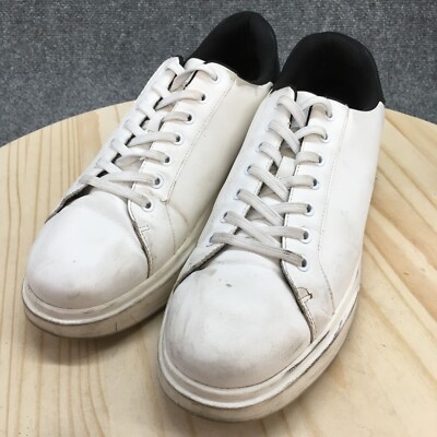 靴 Zara shoes Zara Shoes Mens 44 Casual Comfort Lace Up Sneakers Black White