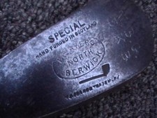 Very Rare ANTIQUE TOM STEWART B. SAYERS NORTH BERWICK WOOD SHAFT MASHIE
