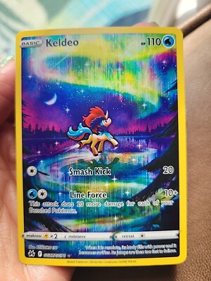Pokémon TCG Keldeo Crown Zenith: Galarian Gallery GG07/GG70 Holo