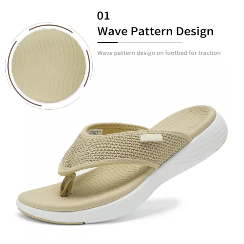 Women Arch Support Soft Cushion Flip Flops Thong Sandals Slippers Shoes 5-11 - Picture 11 of 39