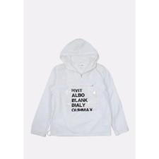 Genuine Comme Des Garcons Hooded White Anorak Jacket sz. M