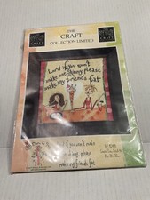 The craft collection kit punto de cruz "Señor si no me haces flaco..."