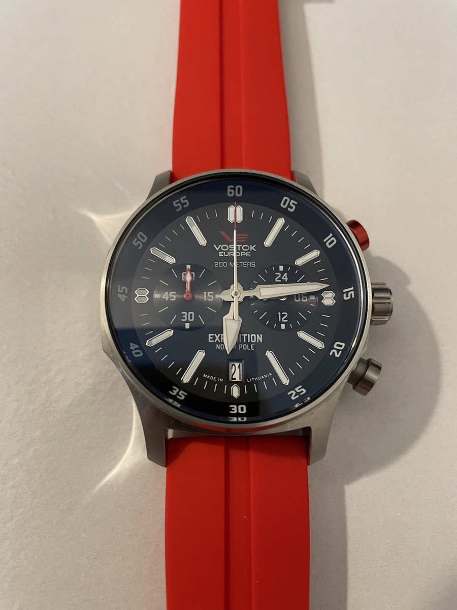 Vostok Europe Expedition North Pole Compact Chronograph with three 