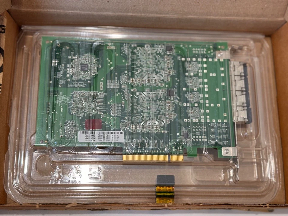 QLogic QLE2564 Quad Port FC HBA PCI PX4810402-01 Transceivers Fiber Channel - Image 2 of 2