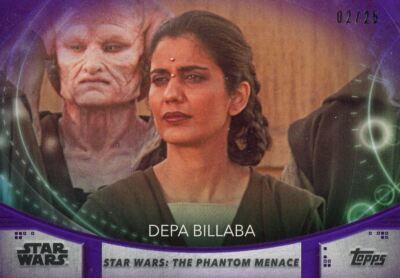 Women Of Star Wars Purple [25] Base Card #19 Depa Billaba