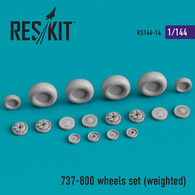Reskit RS144-0014 - 1:144 - 737-800 wheels set (weighted)