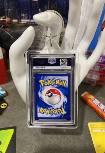 Porte-clés Charizard Pokemon - Mini dalle sans ombre LIMITÉE 1ère ÉDITION PSA - Photo 4 sur 12