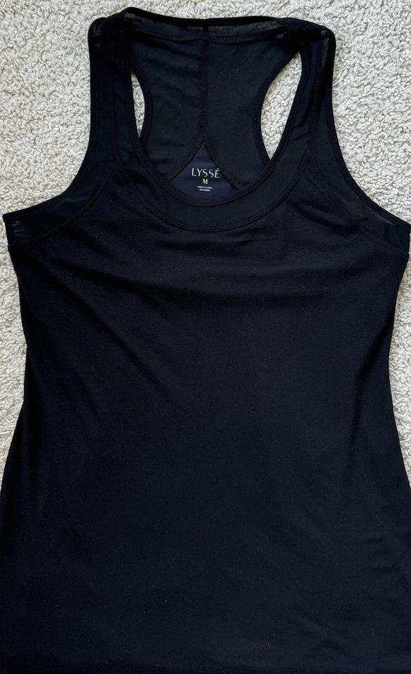 EUC LYSSÉ Dri-Fit 内置支撑运动身体胸罩背心运动服弹力 M — 第 2/4 张图片