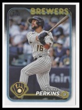 Blake Perkins 2024 Topps #663 Series 2 Milwaukee Brewers Baseball Card