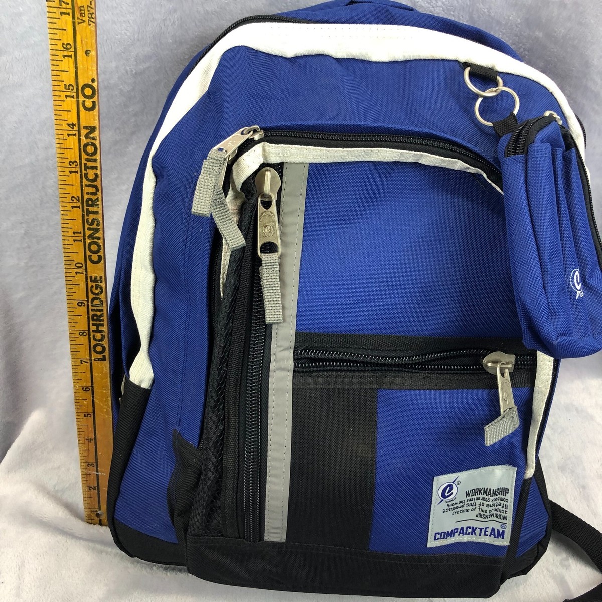CompackTeam Backpack Compackteam Grey and Black Back Packing Backpack 16 tall x  main image 2