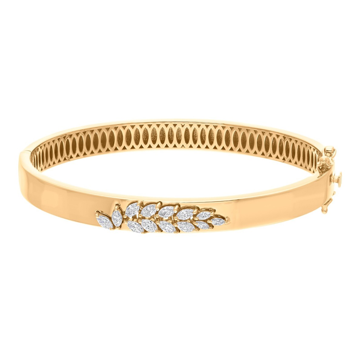 ブレスレット STONEHENgE Connection 14K Bangle Bracelet M Estate-JCR-Signed-Multi-