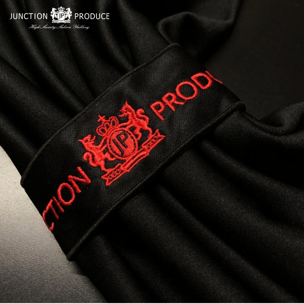 JDM Junction Produce VIP Car Curtains Red Stitchwork JP Luxury Shade