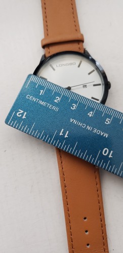Longbo Large Men's Watch. Leather Band. Date Indicator - Picture 5 of 10