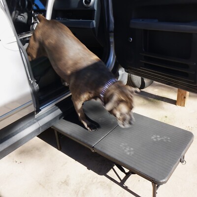 4 Paws Platform for Small & Large Dogs Portable Folding Step for Car SUV