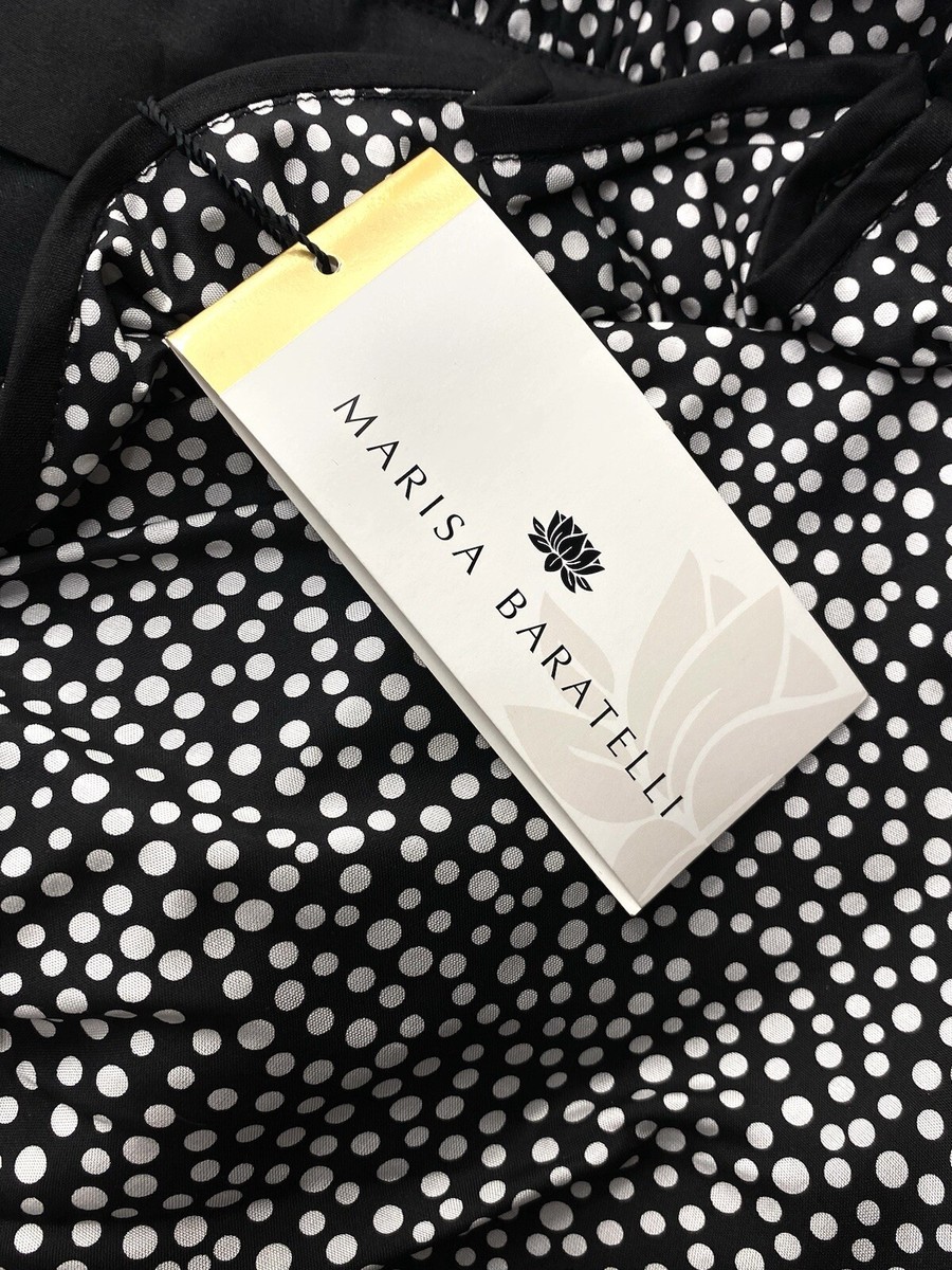 Haut Cache-cœur En Soie Marisa Baratelli - Gris, Taille 8/10 US, Neuf