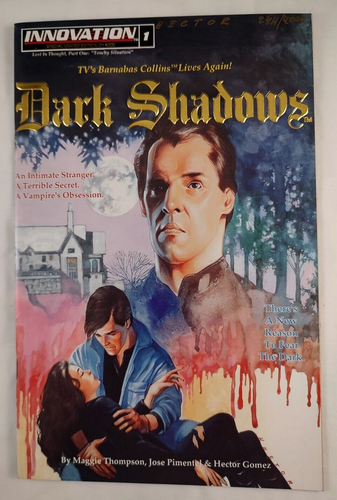 Signed Dark Shadows #1 Comic Innovation Very Fine+ Hector 144/4000 Gold Edition - Picture 1 of 3