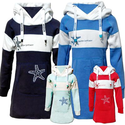 SEESTERN Kinder Langes Kapuzen Sweat Shirt Pullover Hoody Sweater Gr.116-164 /21