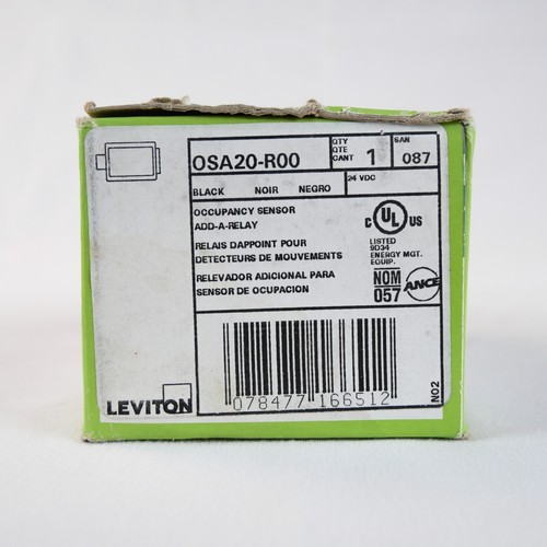 Leviton - OSA20-R00 Belegungssensor 24VDC schwarz - NEU ALTER LAGERBESTAND - Bild 2 von 4