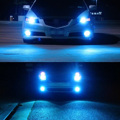 2Pcs Ice Blue H10 9145 9140 Car Truck Pickup Driving Fog Lights 92-SMD LED Bulbs - Picture 11 of 11