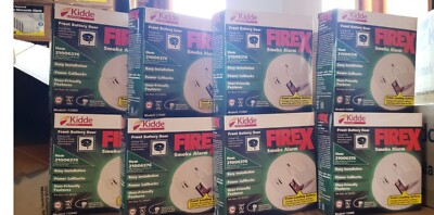 Kidde I12060 Hardwired Smoke Alarm With Battery Backup-8pack