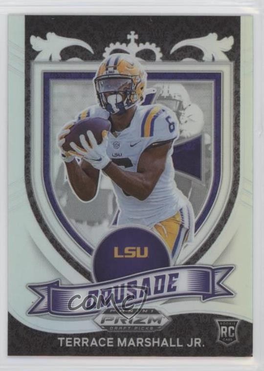 2021 Panini Prizm Draft Picks Crusade Silver Prizm Terrace Marshall Jr #180 2l4