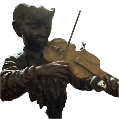 #ad Sculpture Of Fiddler $89.00