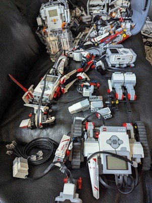 Huge LEGO Mindstorms EV3 And NXT Lot Mostly EV3  Power Bricks Sensors Parts