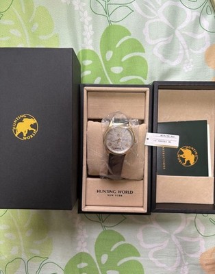 Hunting World HWM060.BK Watch Limited 100 Pieces Rare Luxury