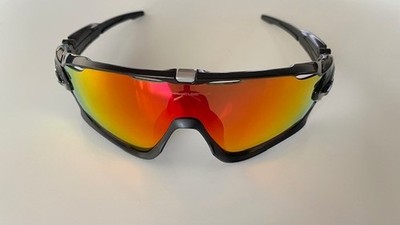 Oakley OO9290-2831 Sunglasses JAW BREAKER Prizm Red Mirror Black