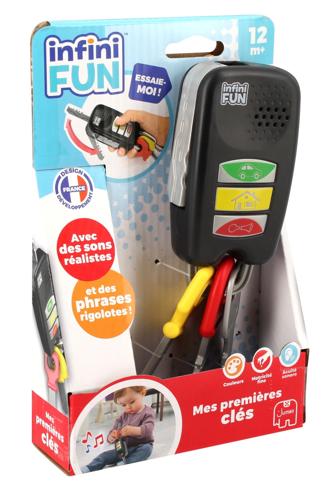 Mes premières clés jouet d'imitation multi-apprentissage bébé 1 an