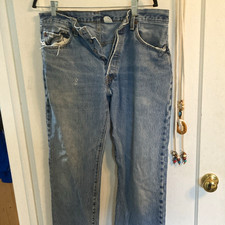 Vintage Levi Strauss  Co. Men's Blue 501  s Jeans Regular Size 34x32