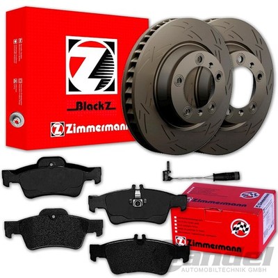 Zimmermann SPORT BREMSSCHEIBEN 320mm + BELÄGE HINTEN für MERCEDES W211 W212