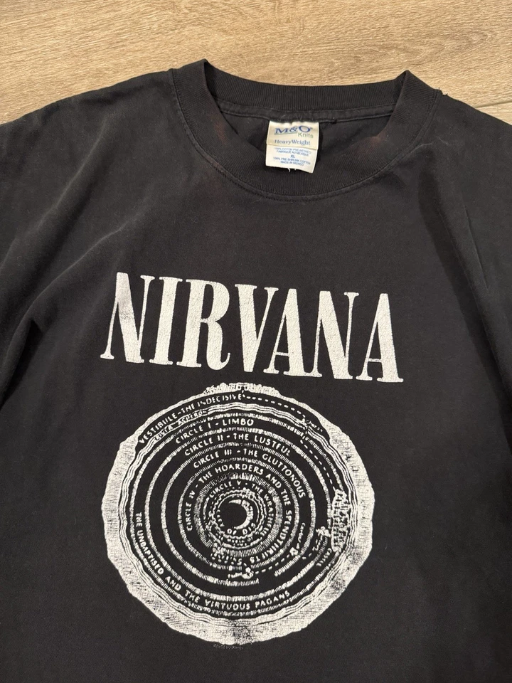 Vintage 2003 Nirvana Vestibule shirt y2k m&o knits XL - Image 2 of 3