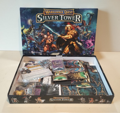 Warhammer Quest Silver Tower Spielmaterial --ohne Figuren-- Deutsch