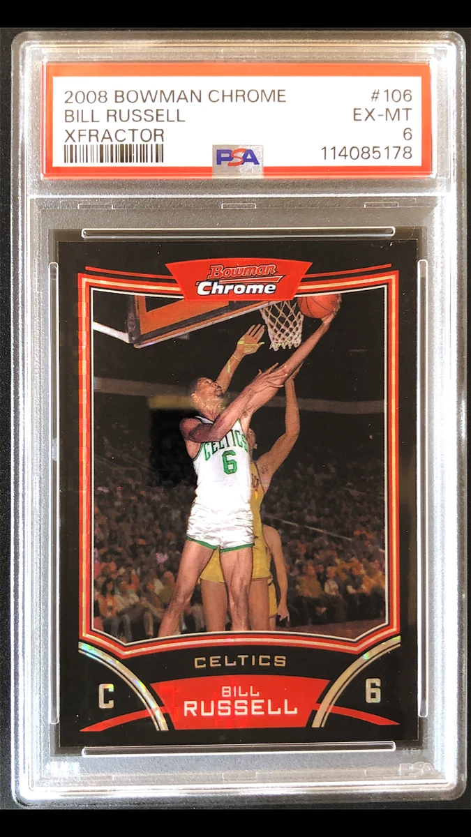 Topps Bill Russell Basketball Serial Numbered Sports Trading Cards