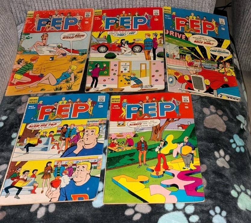 Archie Readrs Vintage 1960s 70s Lot of 5 PEP Archie Comic Books Readers B140 | eBay