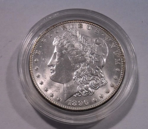 1896-P Morgan Silver Dollar AU Philadelphia