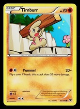 Pokemon TCG Timburr Fighting Common XY Base Set 65/146 LP