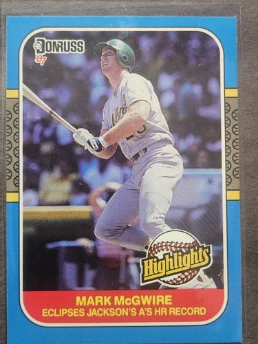 1987 Donruss Highlights - Mark McGwire #46