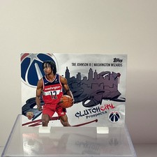 2025-26 Topps Basketball- Clutch City Prospects, Tre Johnson III