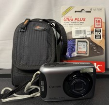 Canon PowerShot A490 Digital Camera SILVER With 16GB Memory Card