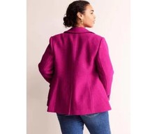 Boden Pink The Marylebone Textured Blazer Women's 0 NWT