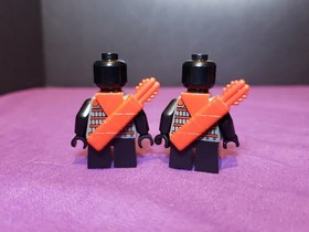 LEGO Ninjago Minifigure Lot Stone Army Warrior Scout Swordsman Red Blue *Read*