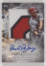 2018 Topps Inception Jumbo Patch 43/99 Paul DeJong #IAJ-PD Jumbo Patch Auto s3g