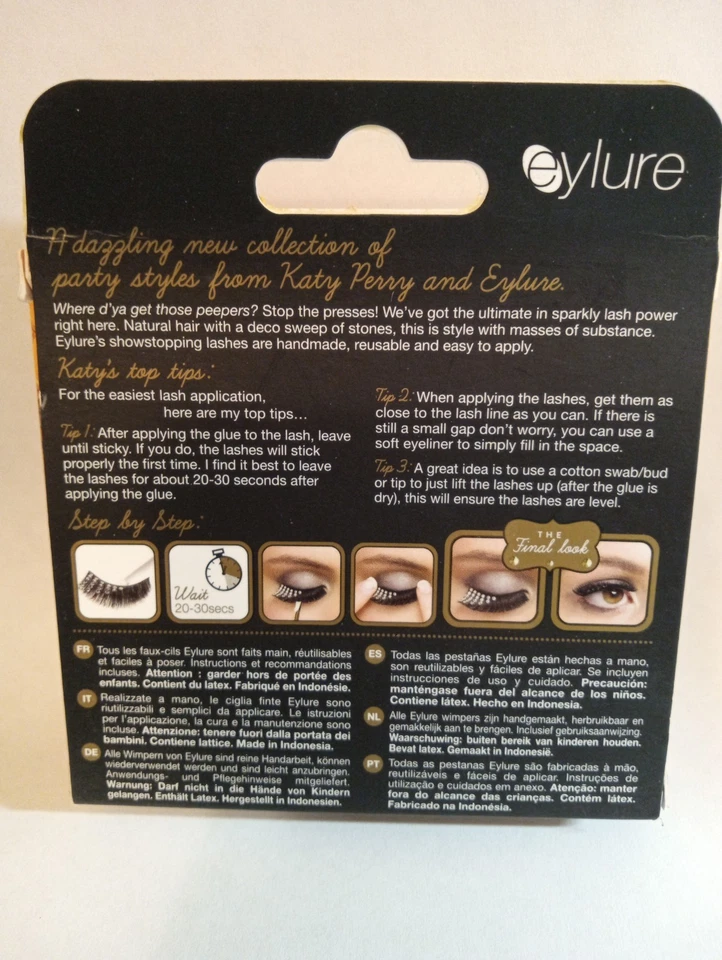 Katy Perry Party Lashes Starstruck 限量版 Eylure 罕见! 全新带盒 免运费 — 第 4/4 张图片