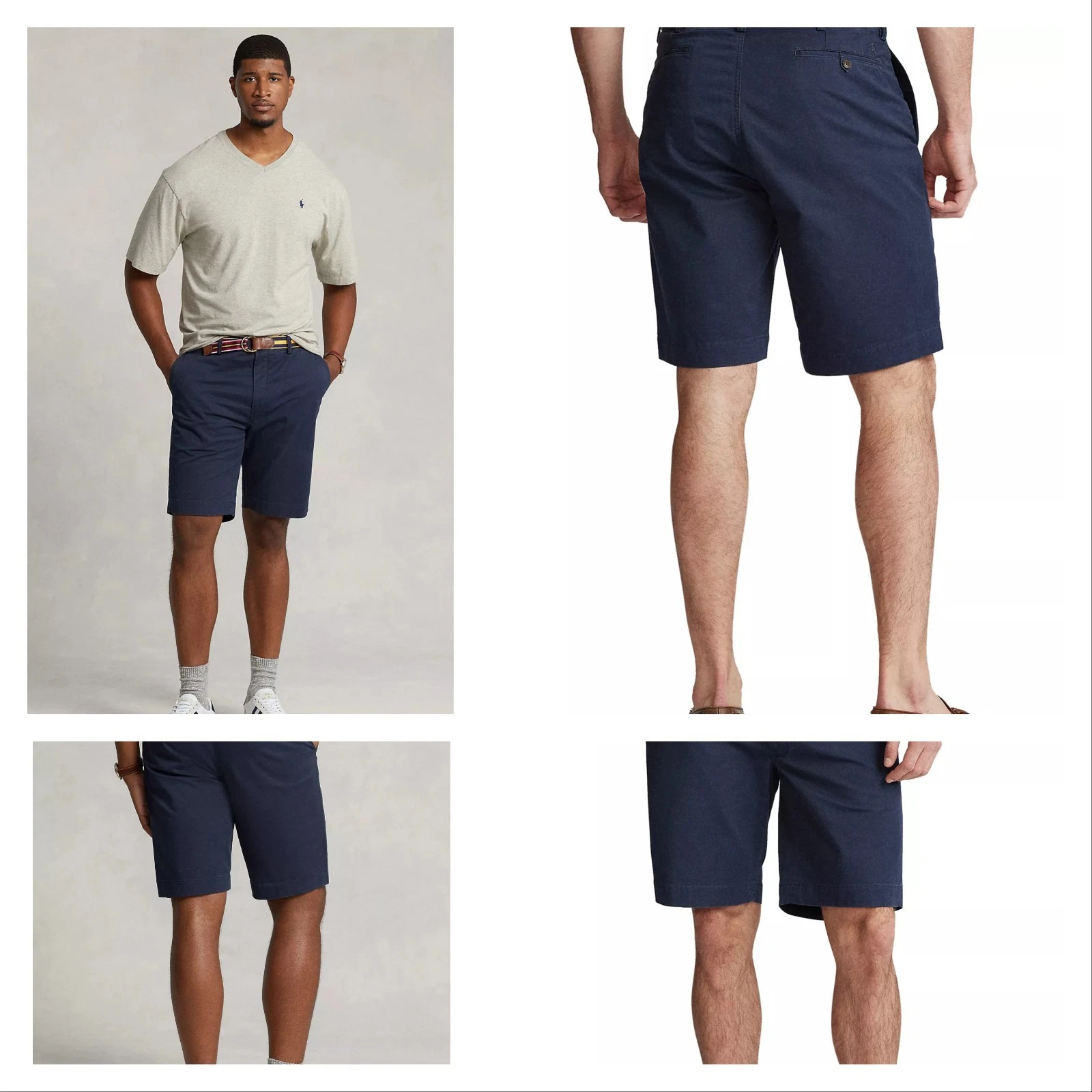 Polo Ralph Lauren Chino Shorts Mens 35 Navy Blue Flat Front Relaxed Fit Comfy
Opens in a new window