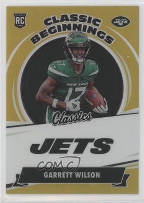 2022 Panini Classics Classic Beginnings Gold /99 Garrett Wilson Rookie RC m5e